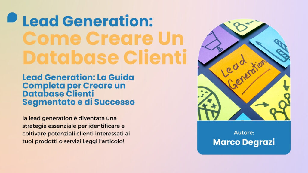 marco degrazi lead generation