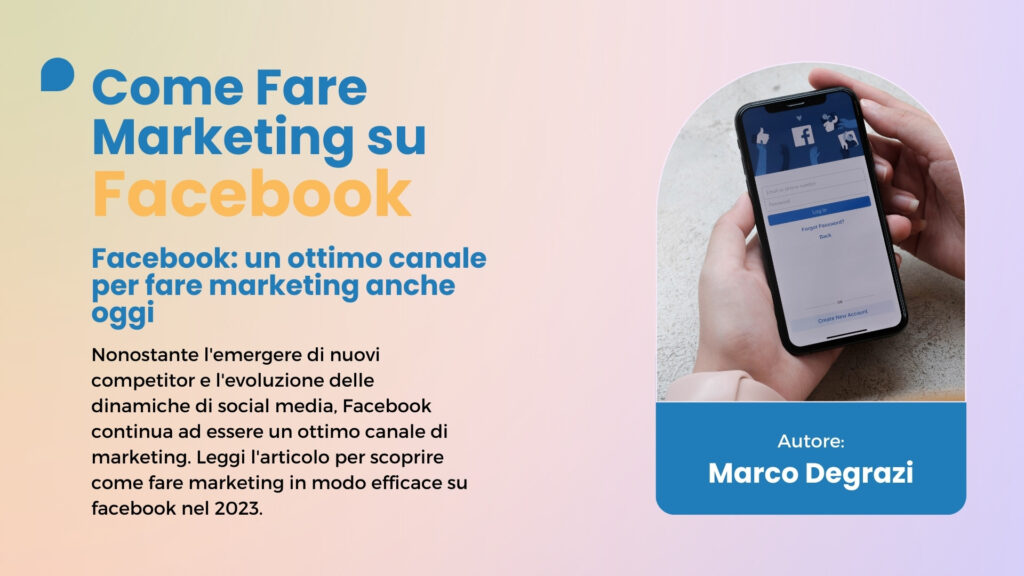 marco degrazi marketing facebook